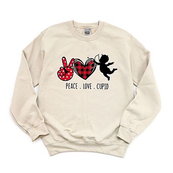 Peace Love Cupid Sweatshirt