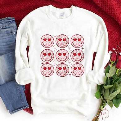 Simply Sage Market Nine Valentine Faces Sweatshirt
