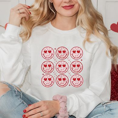 Simply Sage Market Nine Valentine Faces Sweatshirt