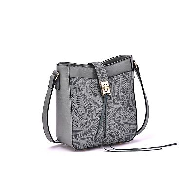 Mellow World Mikey Embossed Crossbody Bag