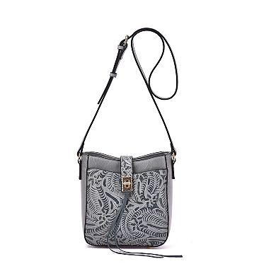 Mellow World Mikey Embossed Crossbody Bag