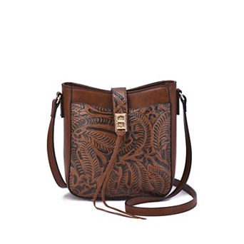 Mellow World Mikey Embossed Crossbody Bag