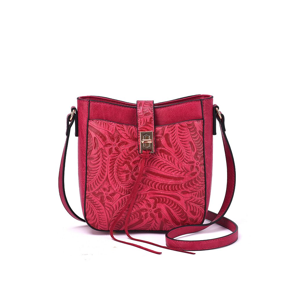 Mellow World Mikey Embossed Crossbody Bag