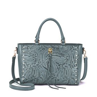 Mellow World Micah Embossed Satchel Bag