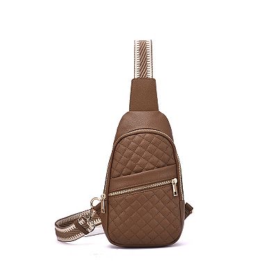 Mellow World Adeline Quilted Sling Bag with Adjustable Strap