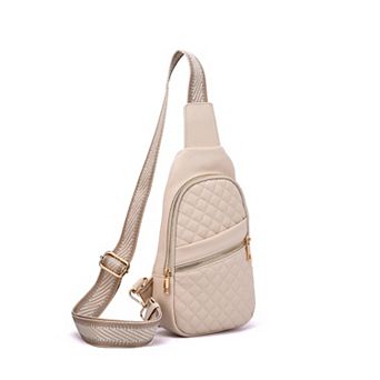 Mellow World Adeline Quilted Sling Bag with Adjustable Strap