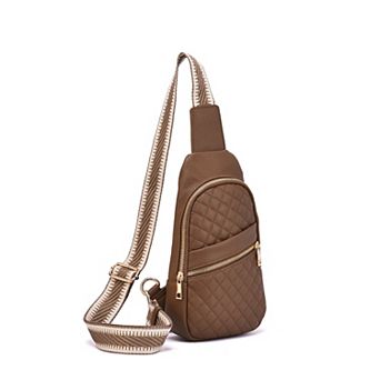 Mellow World Adeline Quilted Sling Bag with Adjustable Strap