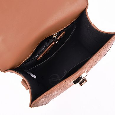 Mellow World Sia Snake Embossed Crossbody Bag