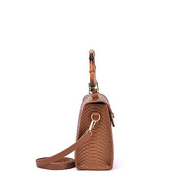Mellow World Sia Snake Embossed Crossbody Bag