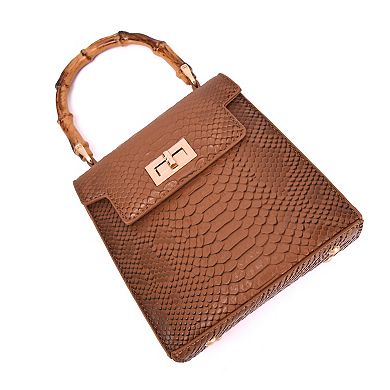 Mellow World Sia Snake Embossed Crossbody Bag