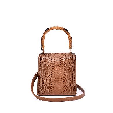 Mellow World Sia Snake Embossed Crossbody Bag