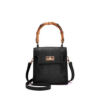 Mellow World Sia Snake Embossed Crossbody Bag