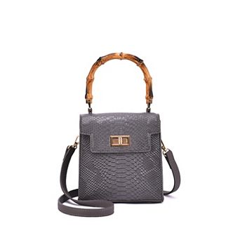 Mellow World Sia Snake Embossed Crossbody Bag