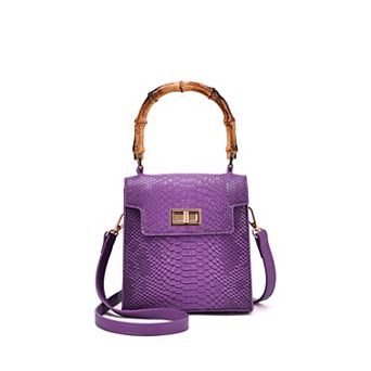 Mellow World Sia Snake Embossed Crossbody Bag