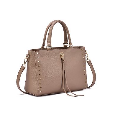Mellow World Ellington Pebbled Satchel Bag