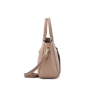 Mellow World Ellington Pebbled Satchel Bag