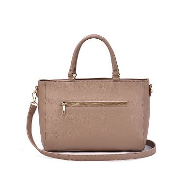 Mellow World Ellington Pebbled Satchel Bag