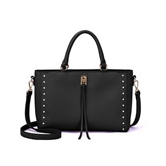 Mellow World Ellington Pebbled Satchel Bag