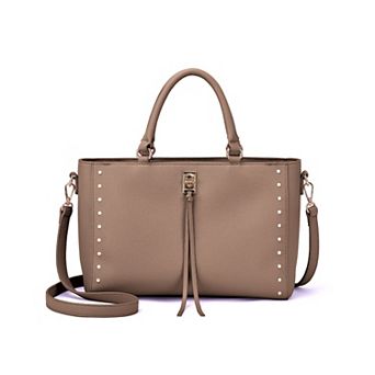 Mellow World Ellington Pebbled Satchel Bag