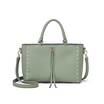 Mellow World Ellington Pebbled Satchel Bag