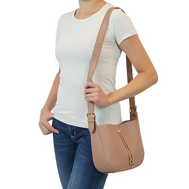 Mellow World Harrison Faux Leather Crossbody Saddle Bag