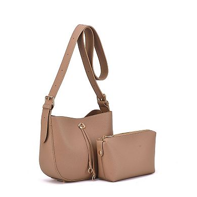 Mellow World Harrison Faux Leather Crossbody Saddle Bag