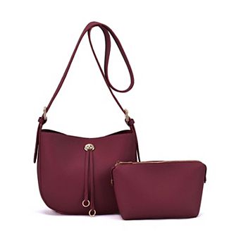 Mellow World Harrison Faux Leather Crossbody Saddle Bag