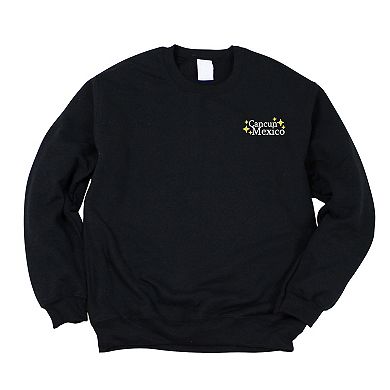 Simply Sage Market Embroidered Cancun Mexico Stars Sweatshirt