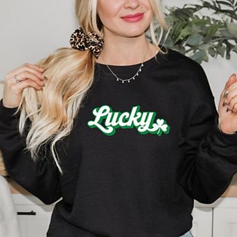 Simply Sage Market Lucky Outline Sweatshirt