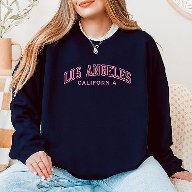 Embroidered Los Angeles CA S Maroon