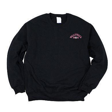 Simply Sage Market Embroidered Volleyball Mom Sweatshirt
