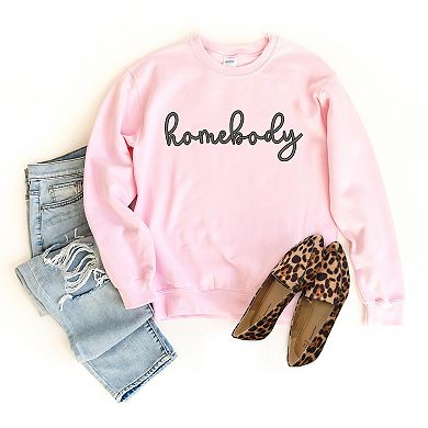 Embroidered Homebody Cursive L Dust