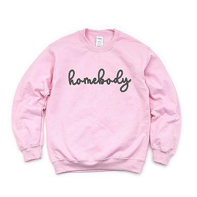 Embroidered Homebody Cursive L Dust