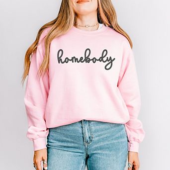 Embroidered Homebody Cursive L Dust