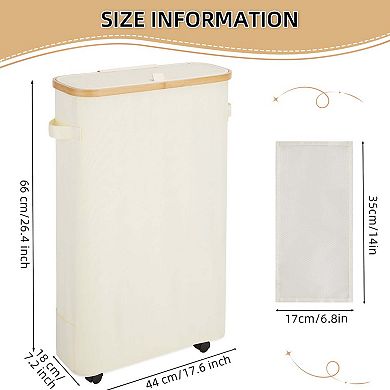 Toilet Paper Organizer Basket With Pulley