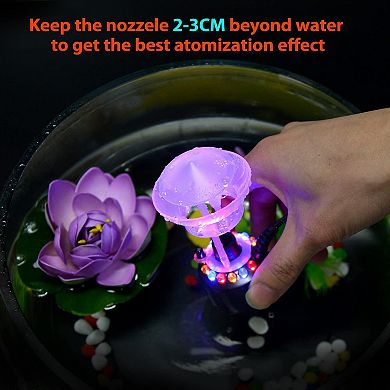 12 LED Mist Maker Fogger With Waterproof Buckler
