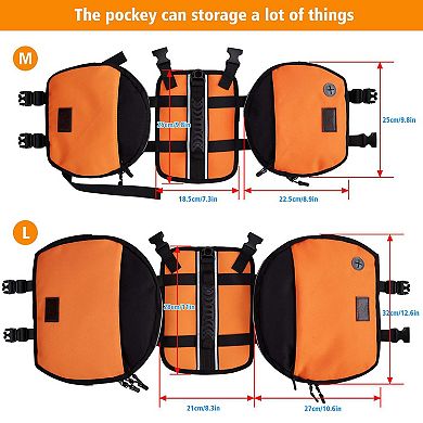 Dog Saddle Bag With Adjustable Strap