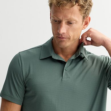 Men's Tek Gear® Dry Tek Button Polo Shirt