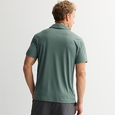 Men's Tek Gear® Dry Tek Button Polo Shirt