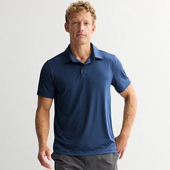 Men's Tek Gear® Dry Tek Button Polo Shirt
