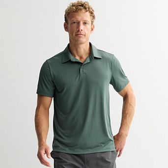 Men's Tek Gear® Dry Tek Button Polo Shirt