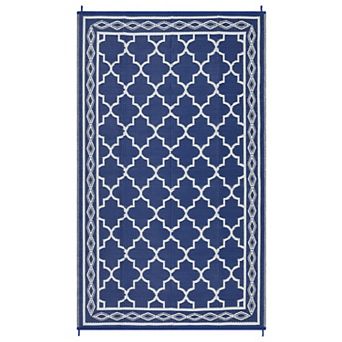 Garvee Outdoor Area Rugs Moroccan Foldable Rugs for RV Trip Picnic Camping