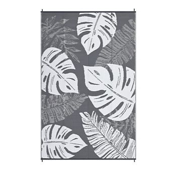 Garvee Outdoor Washable Rugs Reversible and Portable Mat for Balcony Beach