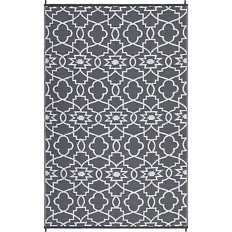 Garvee Outdoor Area Rug Washable&Waterproof Plastic Straw Rug for Balcony Beach