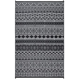 Garvee Boho Reversible Outdoor Area Rug Waterproof for RV Trip&Beach Vacation