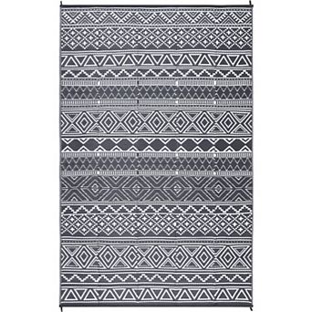 Garvee Boho Reversible Outdoor Area Rug Waterproof for RV Trip&Beach Vacation