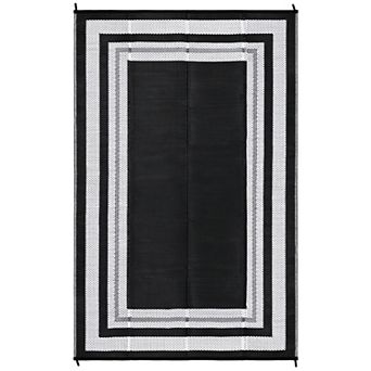 Garvee Modern Outdoor Reversible Area Rug Waterproof Carpet for Camping