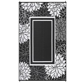 Garvee Outdoor Area Rug Reversible Modern Straw Rug for Beach Picnic