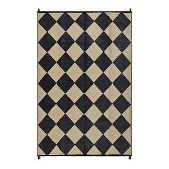 Garvee Plastic Outdoor Reversible and Washable Area Rug for RV Trip Picnic