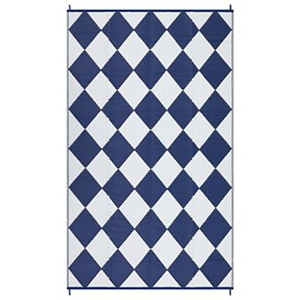 Garvee Plastic Outdoor Reversible and Washable Area Rug for RV Trip Picnic
